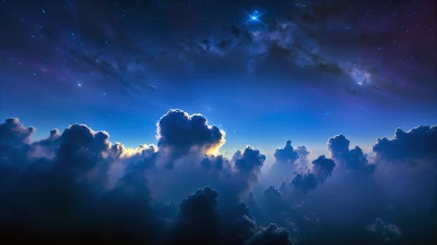 天体梦境：云层之上的星星